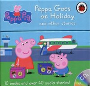 Obrazek Peppa Box of Audio & Books Peppa Goes on Holiday and other stories