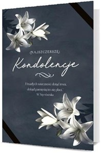 Obrazek Karnet B6 Kondolencje