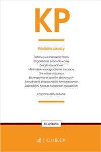 Picture of KP. Kodeks pracy oraz ustawy towarzyszące