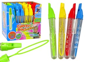 Obrazek Bańki mydlane gwizdek 40ml 19cm MIX