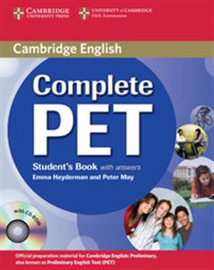 Picture of Complete PET Student's Book with answers + CD