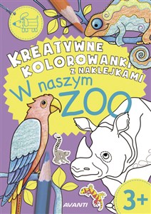 Picture of Kreatywne kolorowanki z naklejkami W naszym ZOO Zeszyt 2