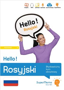 Obrazek Hello! Rosyjski Błyskawiczny kurs obrazkowy (poziom podstawowy A1)