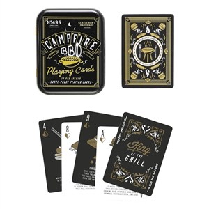Obrazek Gra kempingowa BBQ Playing Cards w puszce