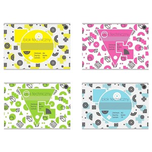 Picture of Blok techniczny A4/10K biały (10szt)