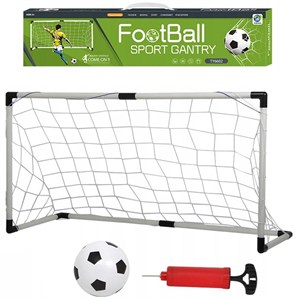 Obrazek Bramka z piłką i pompką 122x65x48cm