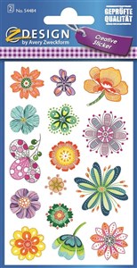 Obrazek Naklejki z kwiatami - różne kwiaty