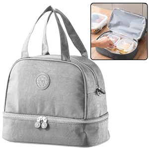 Obrazek Torba termiczna izolacyjna srebrna 27cm