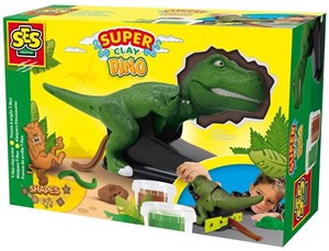 Obrazek Zestaw dinozaur + ciastoliny - "kupka Dinozaura"