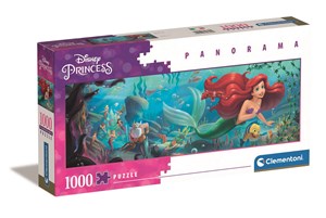 Obrazek Puzzle 1000 panoramiczne collection Disney little mermaid 39658