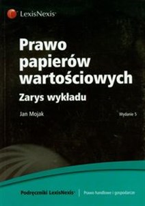 Obrazek Prawo papierów wartościowych Zarys wykładu