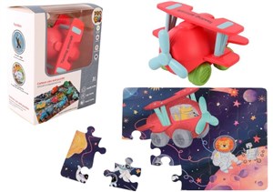 Picture of Auto puzzle Przygoda drogowa samolot