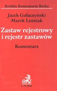 Picture of Zastaw rejestrowy i rejestr zastawów Komentarz