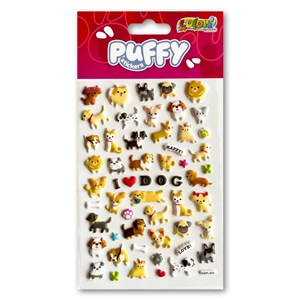 Obrazek Naklejki puffy Love Dog