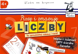 Obrazek Kapitan Nauka Liczby Piszę i zmazuję Wiek 4+