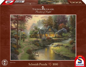 Obrazek Puzzle 1000 PQ T. KINKADE Spokojny nastrój