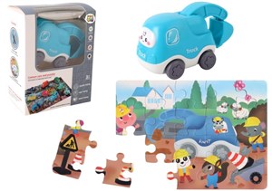 Picture of Auto puzzle Przygoda drogowa koparka