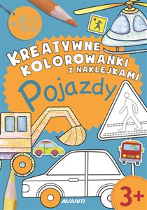 Picture of Kreatywne kolorowanki z naklejkami Pojazdy Zeszyt 9