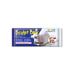 Obrazek Masa rzeźbiarska samoutwardzalna Mungyo 500g biała