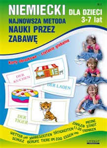 Picture of Niemiecki dla dzieci 3-7 lat Nr 2 Karty obrazkowe - czytanie globalne