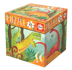 Picture of Puzzle 48 Cube - Dinozaury G3