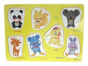 Obrazek Puzzle drewniane Zwierzęta