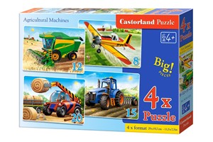 Picture of 4x1 Puzzle 8-12-15-20 Agricultural Machines