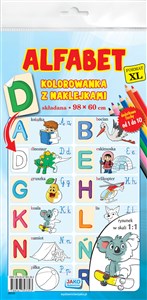 Picture of Kolorowanka XL z naklejkami Alfabet