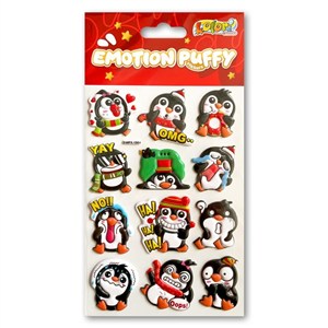 Obrazek Naklejki puffy Emotion Penguins