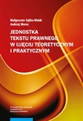 Jednostka ... - Małgorzata Gębka-Wolak, Andrzej Moroz -  books in polish 