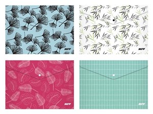 Picture of Teczka kopertowa na zatrzask A5 PP mix