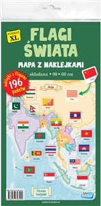 Picture of Flagi świata Mapa z naklejkami