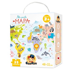 Picture of CzuCzu Ale puzzle Mapa 3+