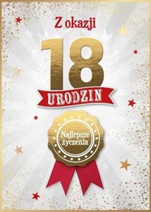 Picture of Karnet Urodziny 18