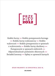 Picture of Przepisy 2012 Prawo karne