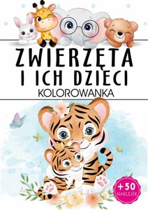 Obrazek Zwierzęta i ich dzieci Kolorowanka