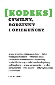 Obrazek Kodeks cywilny, rodzinny i opiekuńczy