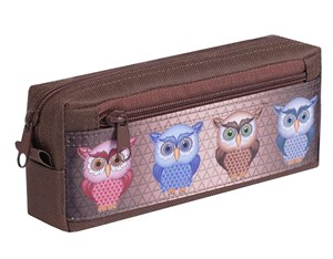 Obrazek Piórnik szkolny WAR-476 Brązowy WARTA