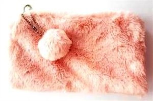 Picture of Kosmetyczka/Piórnik - futro (róż)