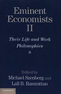 Picture of Eminent Economists II Their Life and Work Philosophies