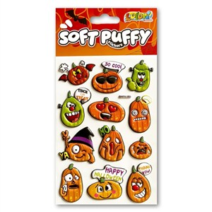 Obrazek Naklejki puffy Halloween Pumpkins