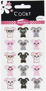 Obrazek Naklejki 3D Pieski MAILDOR