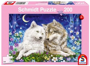 Obrazek Puzzle 200 Milusińskie wilki