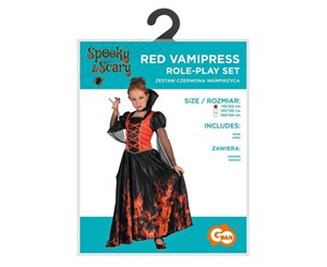 Obrazek Zestaw dla dzieci Czerwona Wampirzyca 110/120cm