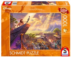 Obrazek Puzzle 1000 PQ Król Lew Disney T.Kinkade 109415