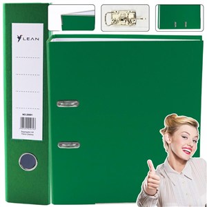 Obrazek Segregator A4/75mm zielony