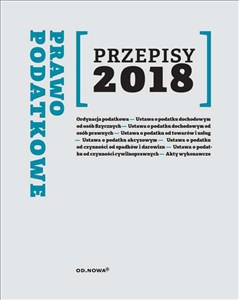 Picture of Prawo podatkowe Przepisy 2018