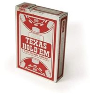 Picture of Texas Holdem Silver peek index czerwone