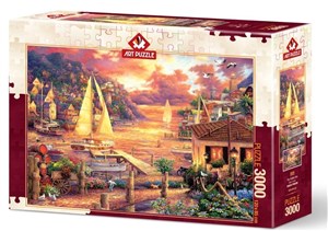 Obrazek Puzzle 3000 Złote morze