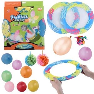 Obrazek Zestaw rakietek z piłeczkami i balonami